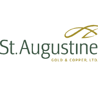 St Augustine Gold and Copper Logo