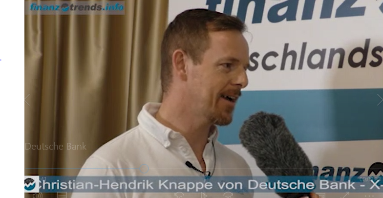 Deutsche Bank X-Markets: Exklusiv-Interview mit Christian-Hendrik Knappe – Video