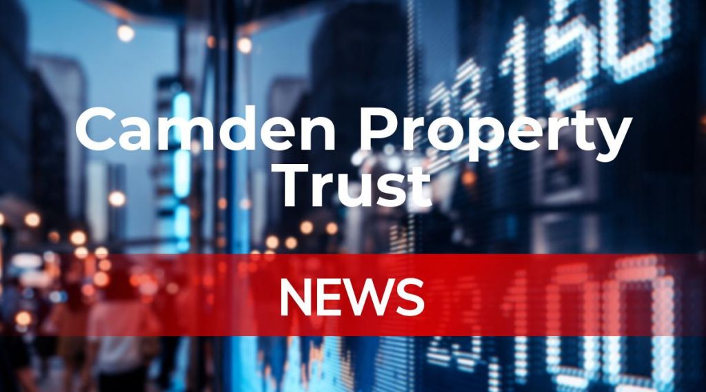 Camden Property Trust-Aktie: Finanzchef trennt sich von Anteilen!