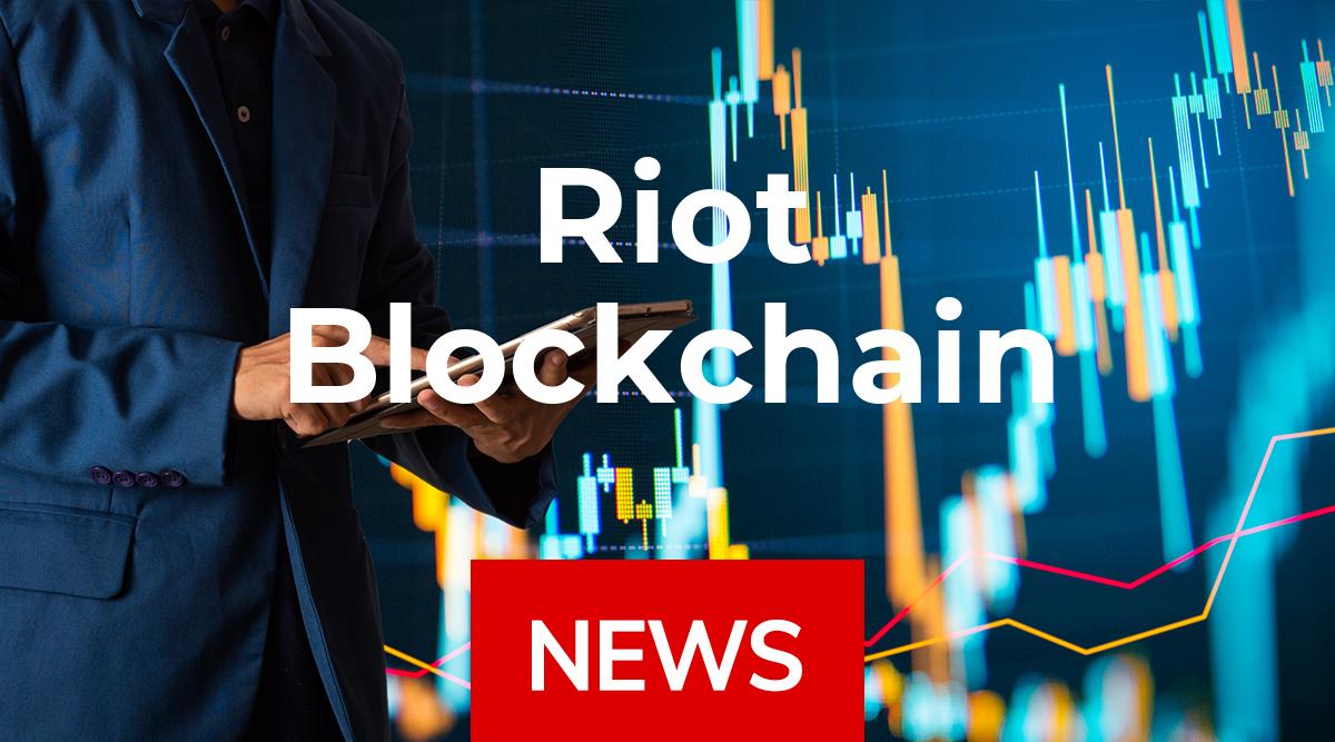 Riot blockchain-aktie: wird es ungemütlich? – riot blockchain aktie ...