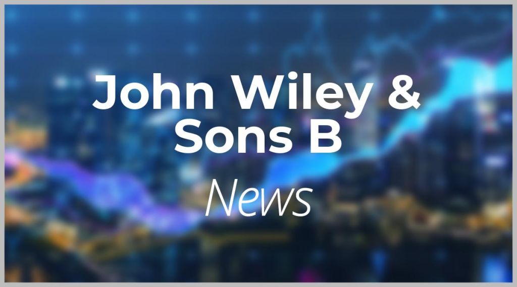 John Wiley & Sons B News: Aktie jetzt kaufen? John Wiley & Sons B News: Aktie jetzt kaufen?