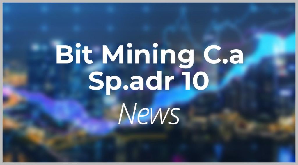 Bit Mining C.a Sp.adr 10 News: Aktie jetzt kaufen?