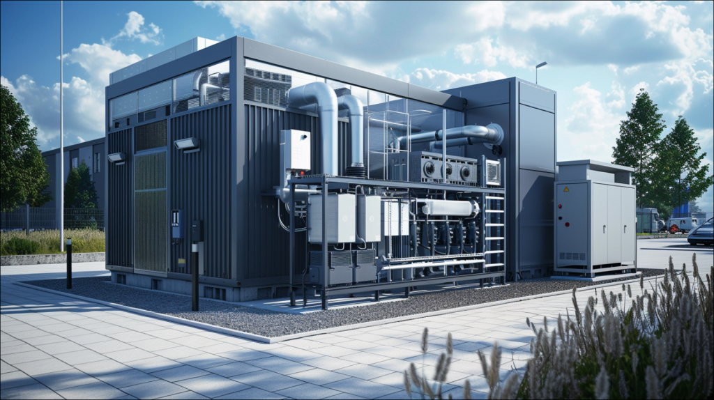 Stationäre Brennstoffzellenanlage für die Erzeugung von Wasserstoffenergie