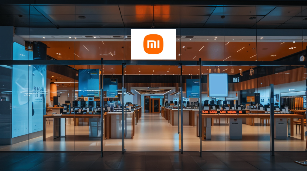 Xiaomi-Aktie: Keine guten Nachrichten? Xiaomi-Geschäft, mit dem Logo des Unternehmens