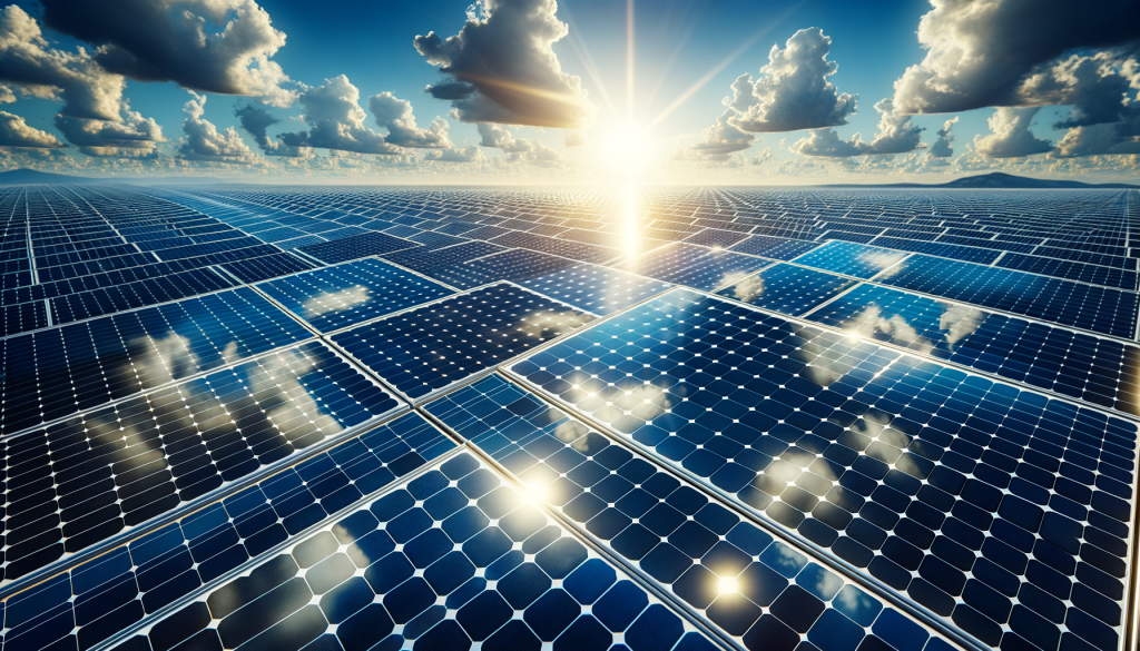 Iberdrola-Aktie: Whitelee wird doppelt so groß! Nahaufnahme von Solarpanels bei Iberdrola