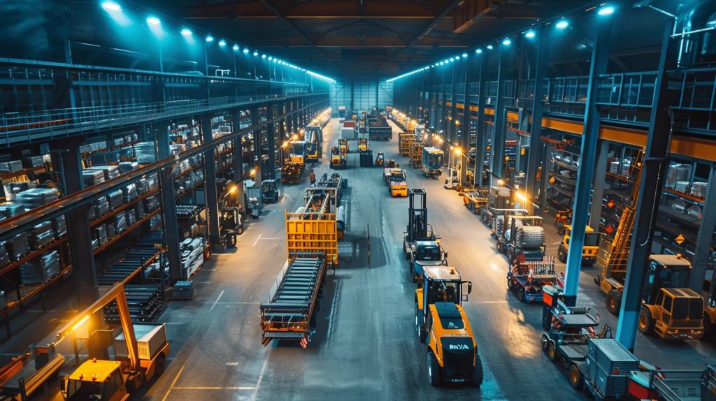 Baywa-Aktie: Die letzte Chance! BayWa Lager mit Maschinen