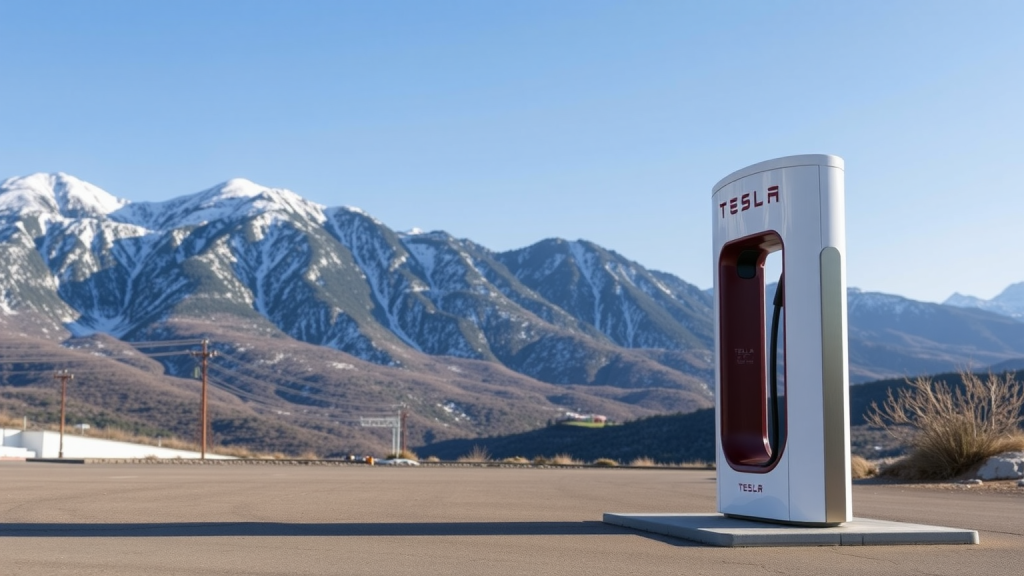 Tesla Supercharger in Bergen