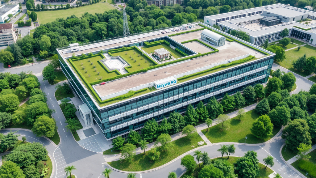 Baywa AG Hauptquartier aus der Luft
