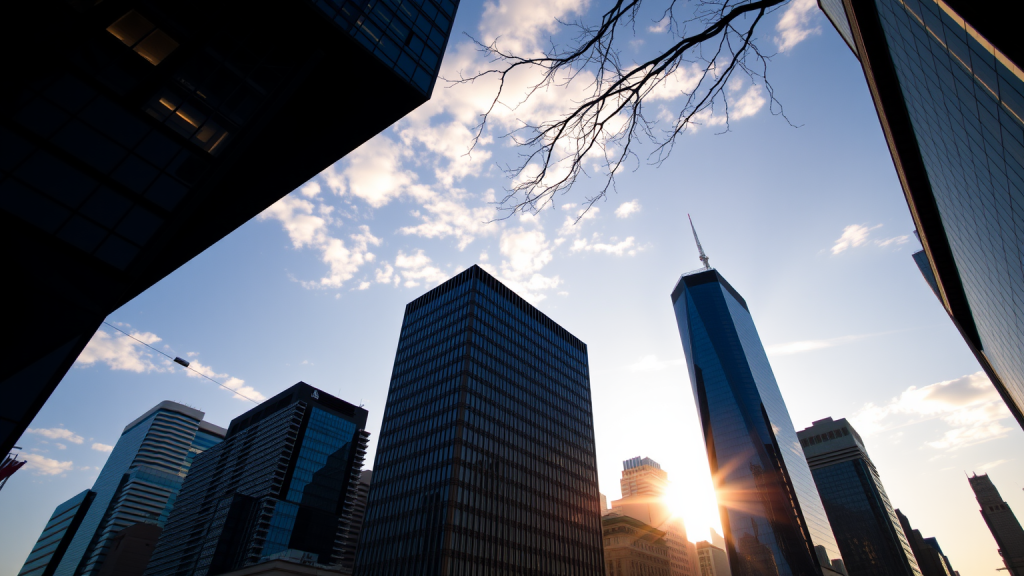 Nvidia-Aktie: GPU-Knaller! Finanzdistrikt vor Sonnenuntergang