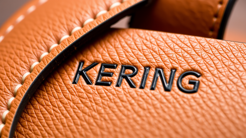 Kering Logo Ledertasche