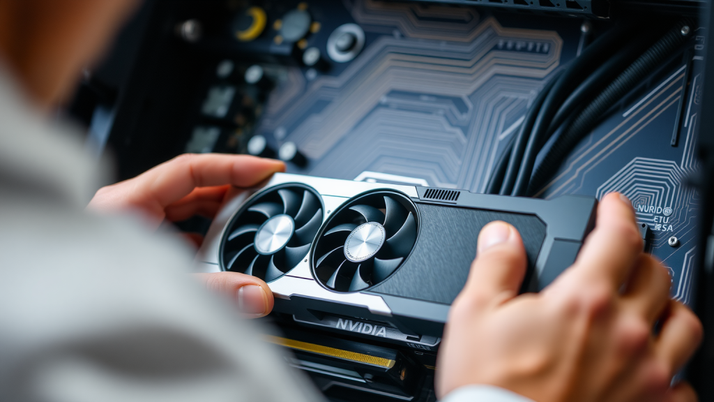 Installieren einer Nvidia-GPU in einer Workstation