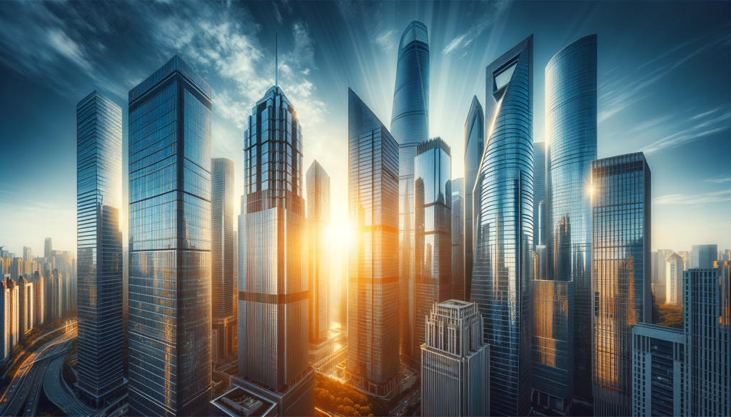 Commerzbank: plus 90 Prozent – und jetzt? Hochhäuser im Finanzviertel unter blauem Himmel