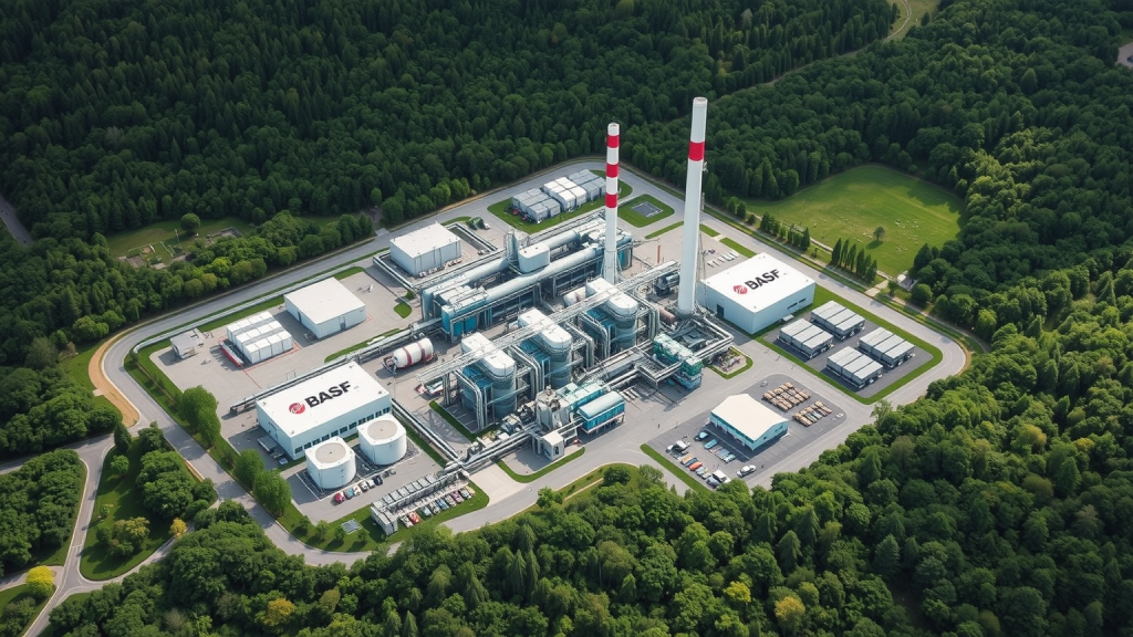 BASF–Aktie: Portfolio schärfen! Luftaufnahme BASF Werk