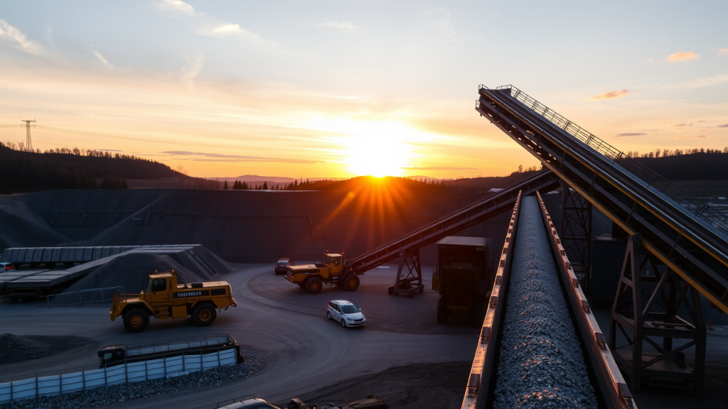 Heidelberg Materials–Aktie: Zukauf in den USA als CO₂-Hebel! Heidelberg Steinbruch bei Sonnenuntergang