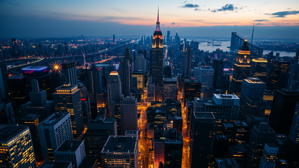 DroneShield-Aktie: Special Call – ein Fazit! Finanzbezirk bei Sonnenuntergang