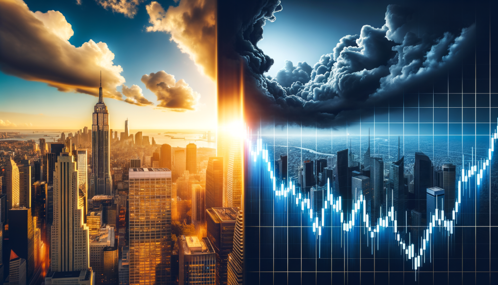 Crash oder Jahrhundertchance? Warum Gemini und Mollie gerade die tektonischen Linien im FinTech neu ziehen Zwillingsbild: Finanzviertel und Wolken