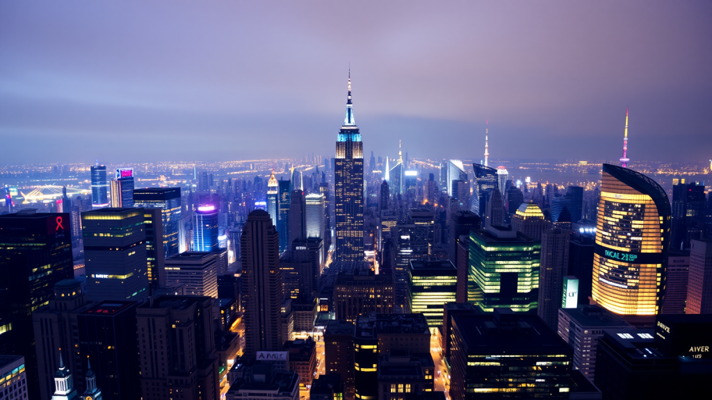 Chart des Tages: GOLD Finanzzentrum bei Nacht