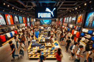 Puma–Aktie: Glanz auf der Einkaufsmeile, Druck in der Bewertung!