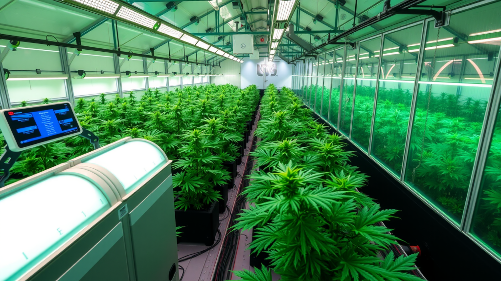 Tilray: Der Weg zurück an die Spitze? Ein modernes Gewächshaus mit automatisierten Systemen