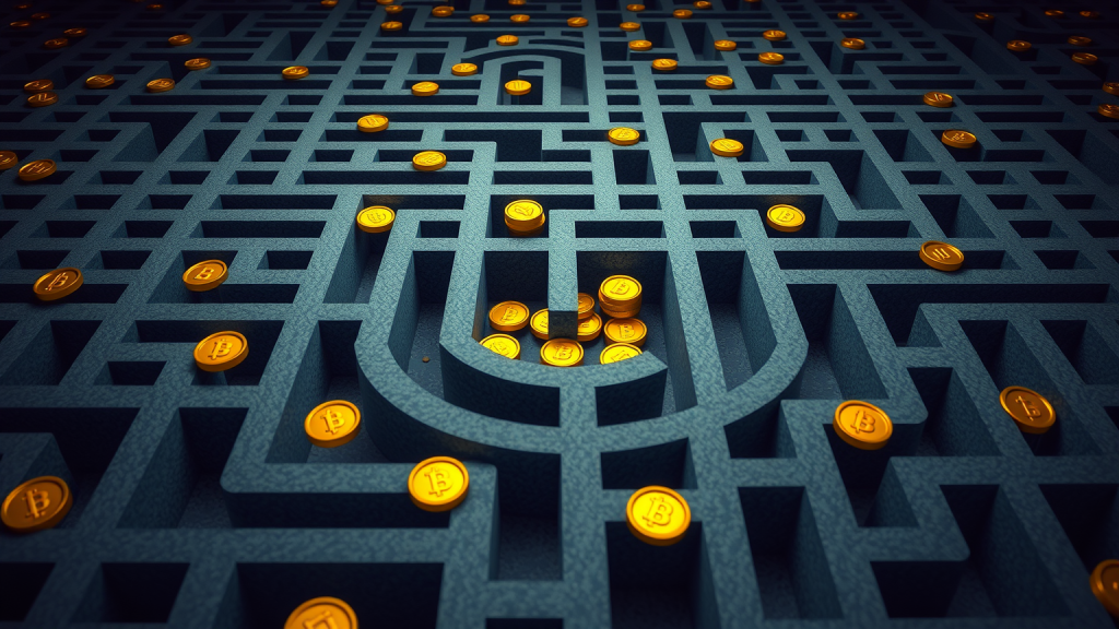 NEL ASA-Aktie: Es wird zum Jahreswechsel interessant! Labyrinth mit Goldmünzen