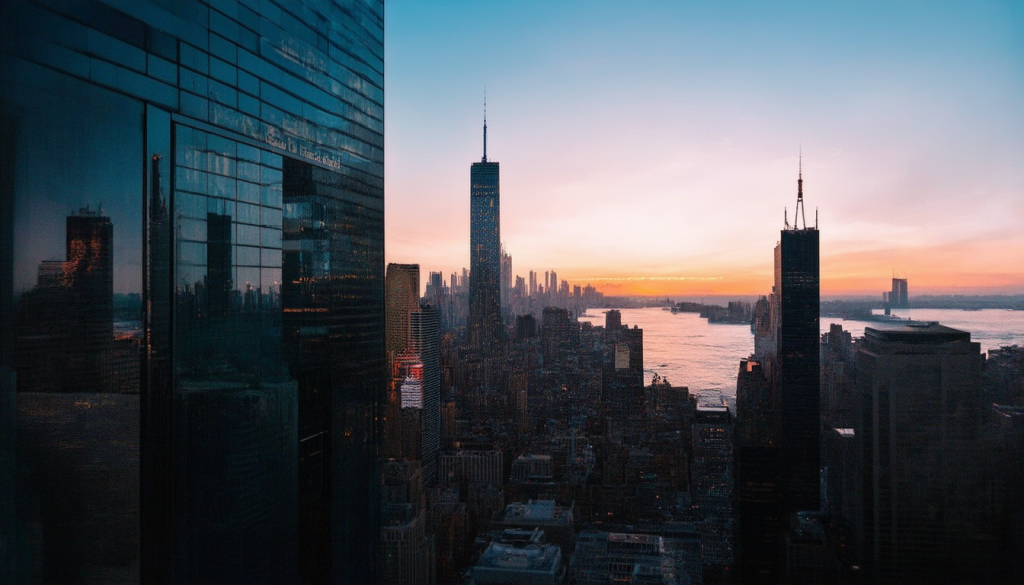 Novo Nordisk-Aktie: Klassisches „Range-Trading“ Sonnenuntergang über Finanzviertel