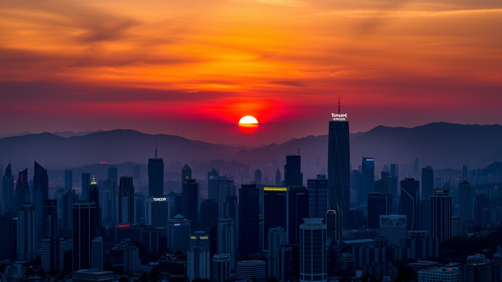 Tencent-Hauptquartier in Shenzhen