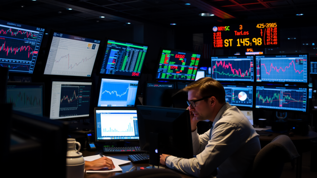 Analysten arbeiten spät bei Goldman Sachs