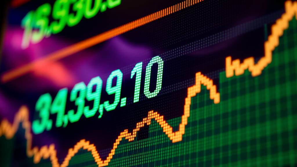 eToro-Aktie: Jetzt wird’s spannend! Digitale Börsenticker-Anzeige