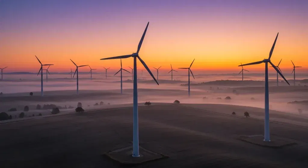 Visualisierung von Nordex-Aktienwachstum mit grüner Pfeil.