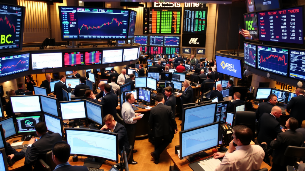 BYD-Aktie: Sensationelle Wende! Händler auf einem geschäftigen Handelsparkett