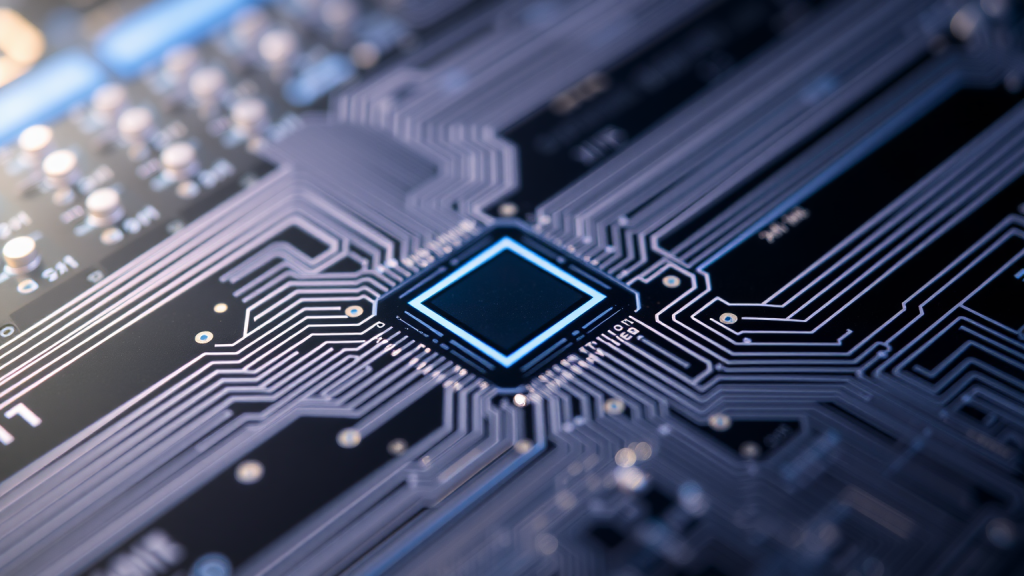 Details eines Siliziumwafers