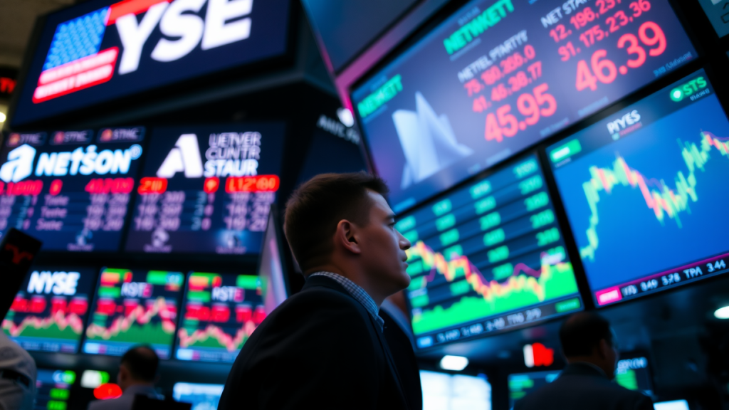 Novo Nordisk-Aktie: Ein lauter Knall! Nahaufnahme einer digitalen Handelsfläche mit Aktienkursen und aktiven Händlern.