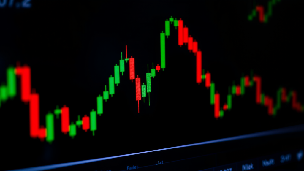 Telix Pharmaceuticals-Aktie: FDA sagt Ja zum Hirntumor-Scanner! Nahaufnahme eines Börsencharts auf Bildschirm.