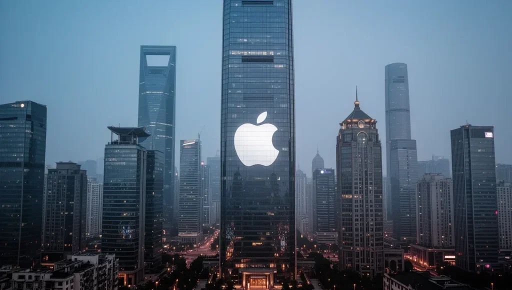 Apple Aktie: China statt Schwaben Apple Aktie - Beitragsbild