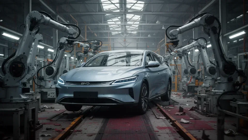 BYD Aktie: 32 Prozent Minus im Heimatmarkt BYD Aktie - Beitragsbild