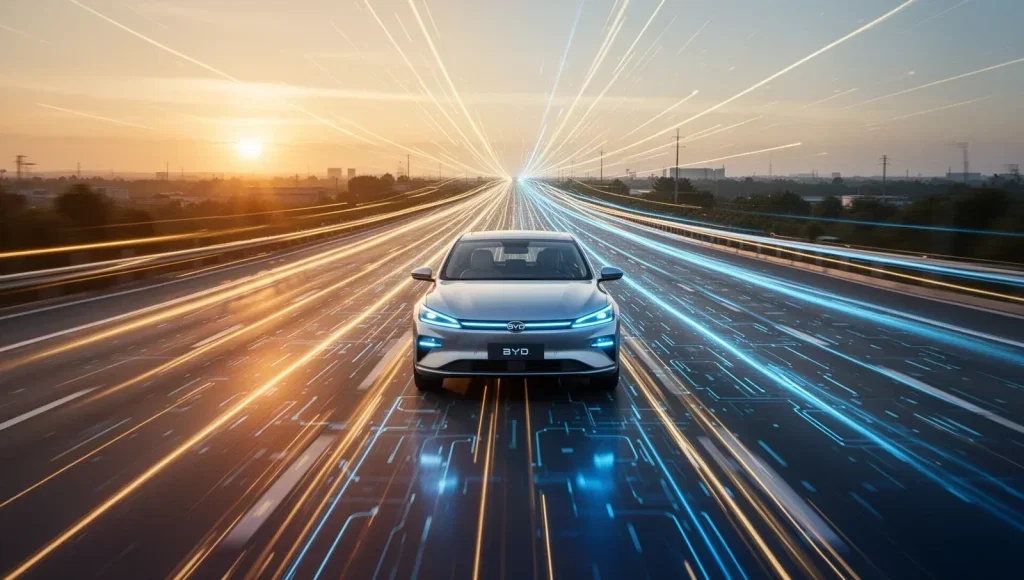 BYD Aktie: Nettogewinn bricht um 55 Prozent ein BYD Aktie - Beitragsbild