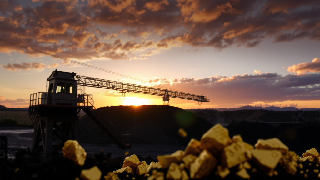 Gold: 42% Zinserhöhungs-Wahrscheinlichkeit bis Dezember Goldförderung bei Sonnenuntergang