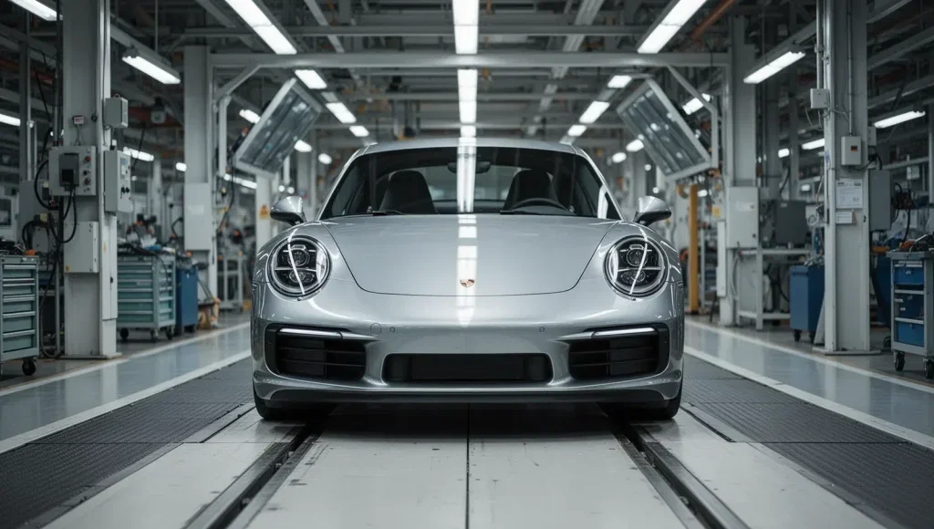 Porsche: Gewinn je Aktie auf 0,44 Euro gefallen Porsche AG Aktie - Beitragsbild
