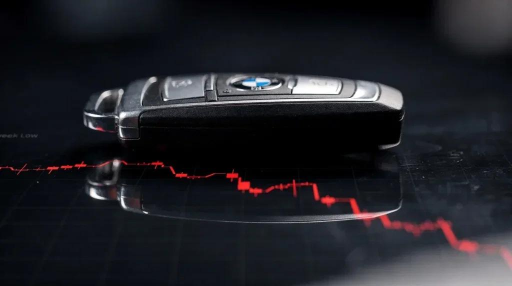 BMW Aktie: 68,96 Euro neues 52-Wochen-Tief BMW Aktie - Beitragsbild