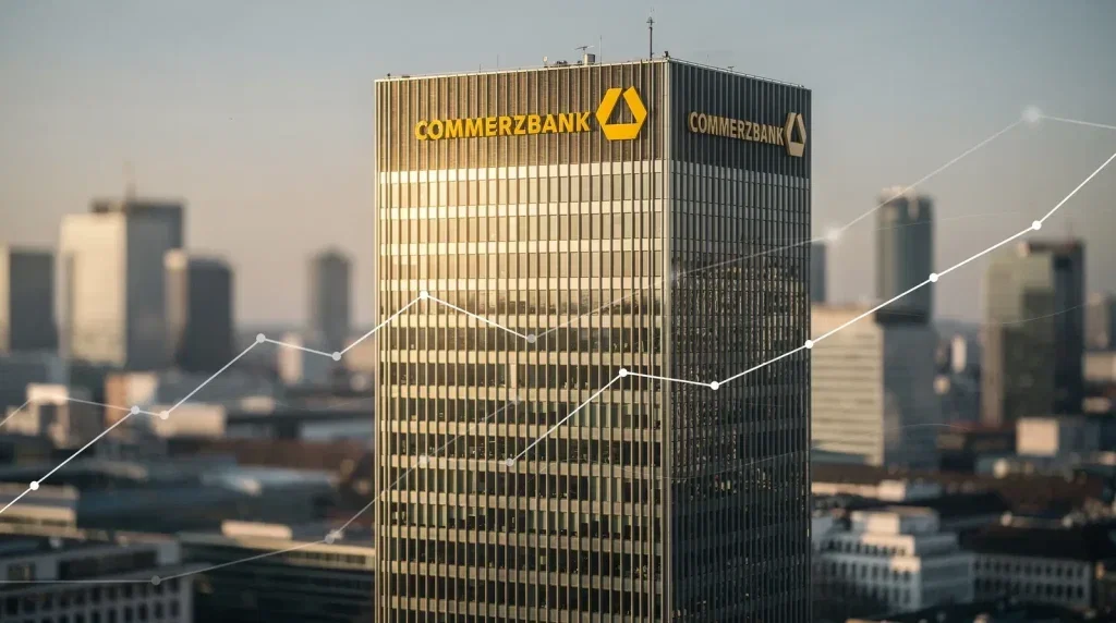 Commerzbank Aktie: 4,2% Prämie im Angebot Commerzbank Aktie - Beitragsbild