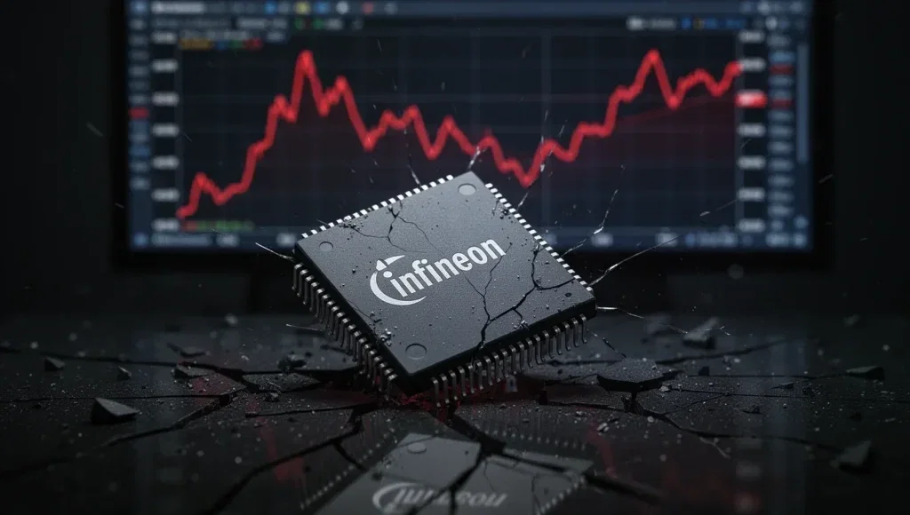 Infineon Aktie: 12,81-Prozent-Rückschlag nach Broadcom Infineon Aktie - Beitragsbild