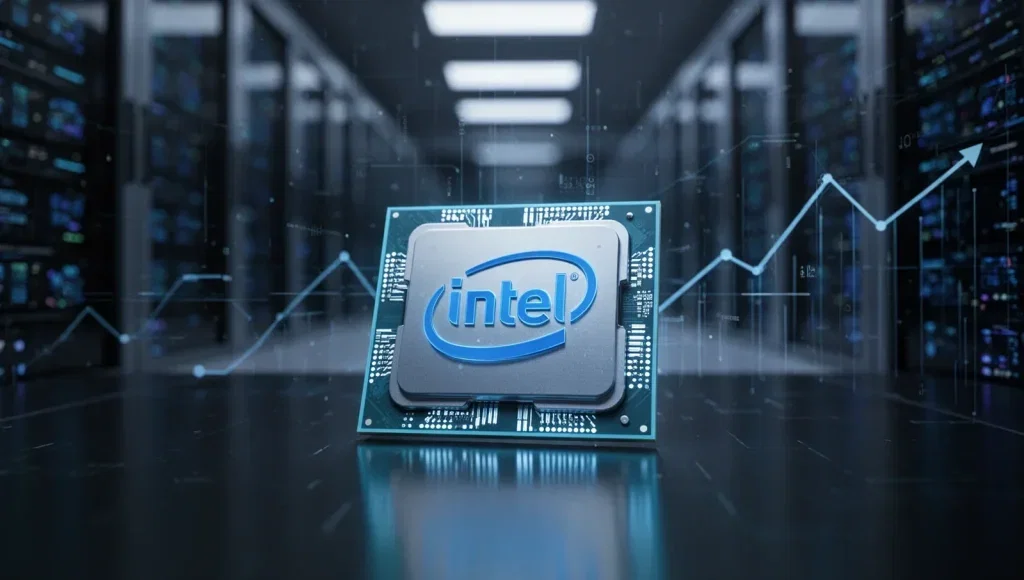 Intel Aktie: 123,54 Euro neues Hoch Intel Aktie - Beitragsbild