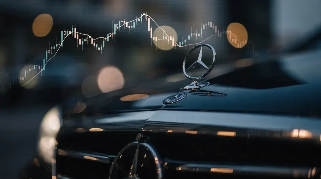Mercedes-Benz Aktie: 1,65 Prozent Minus auf 46,81 Euro Mercedes-Benz Aktie - Beitragsbild