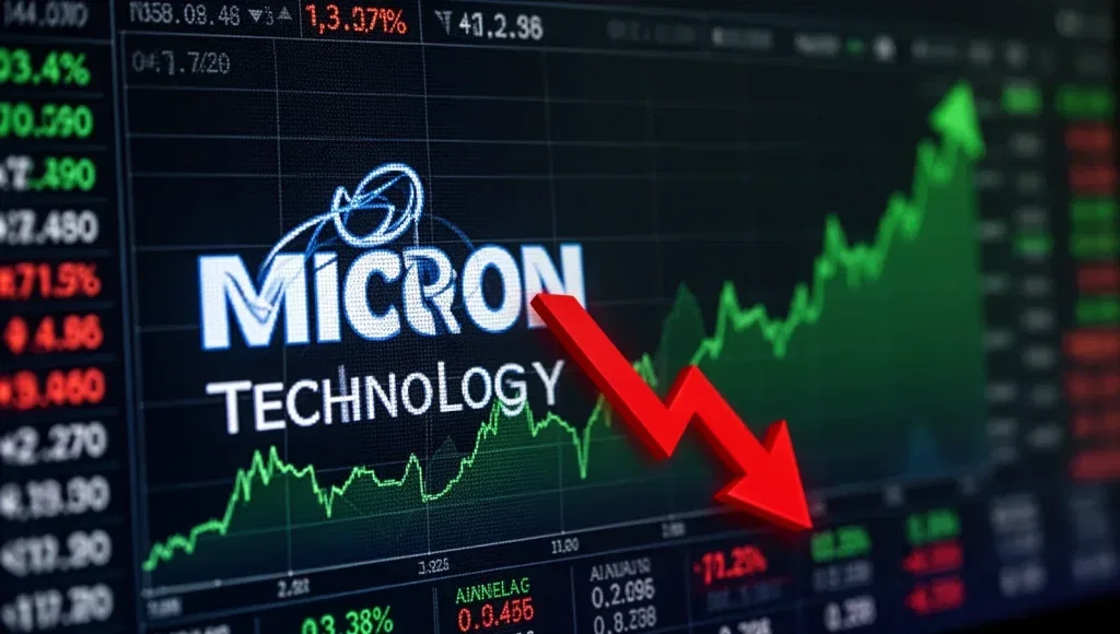 Micron Aktie: 700 Prozent Jahresgewinn nach 12-Prozent-Crash Micron Aktie - Beitragsbild