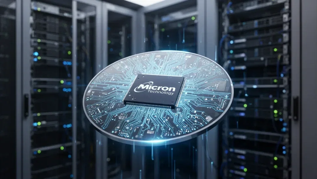Micron Aktie: Über eine Billion Dollar bewertet Micron Aktie - Beitragsbild