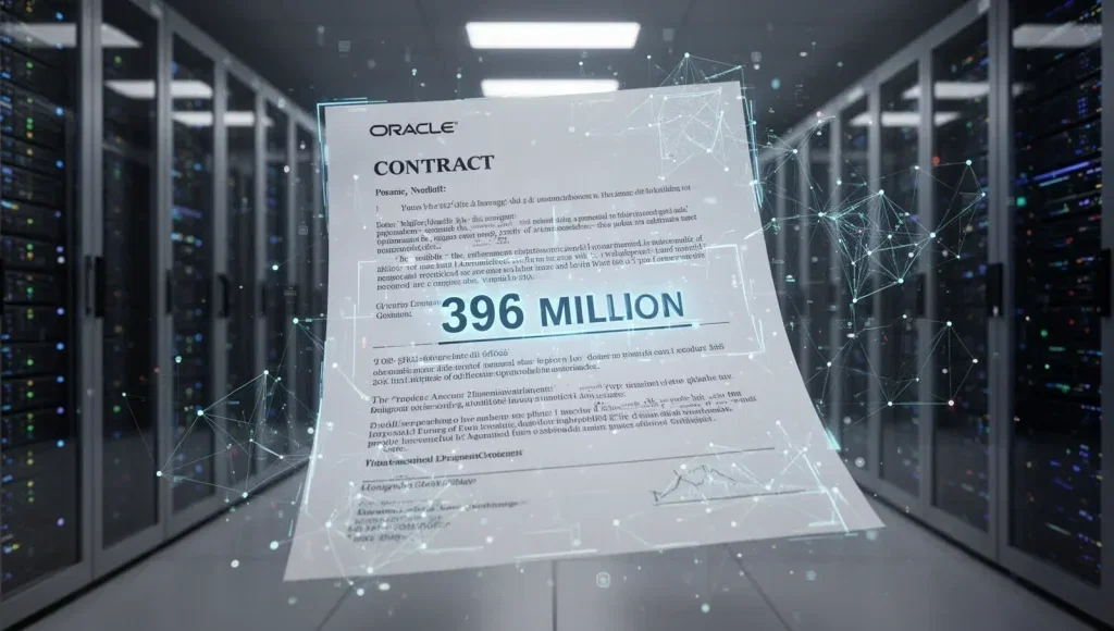 Oracle Aktie: 396-Millionen-Auftrag von OPM Oracle Aktie - Beitragsbild