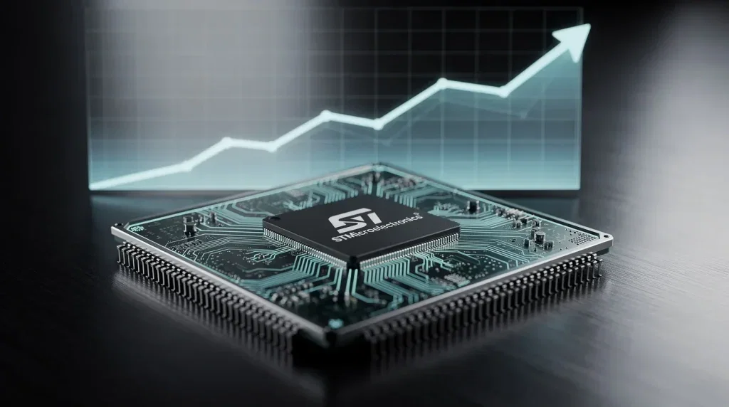STMicroelectronics Aktie: 196 Prozent seit Jahresbeginn STMicroelectronics Aktie - Beitragsbild