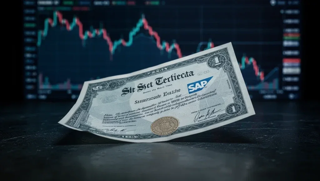 SAP Aktie: Mehr als ein Drittel verloren SAP Aktie - Beitragsbild