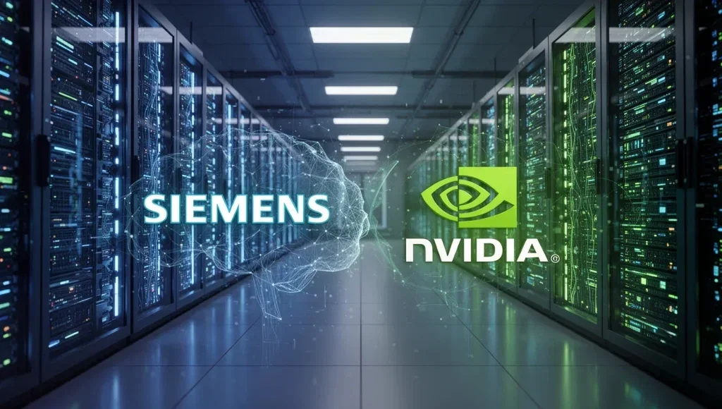 Siemens Aktie: Allianz mit NVIDIA für KI-Rechenzentren Siemens Aktie - Beitragsbild