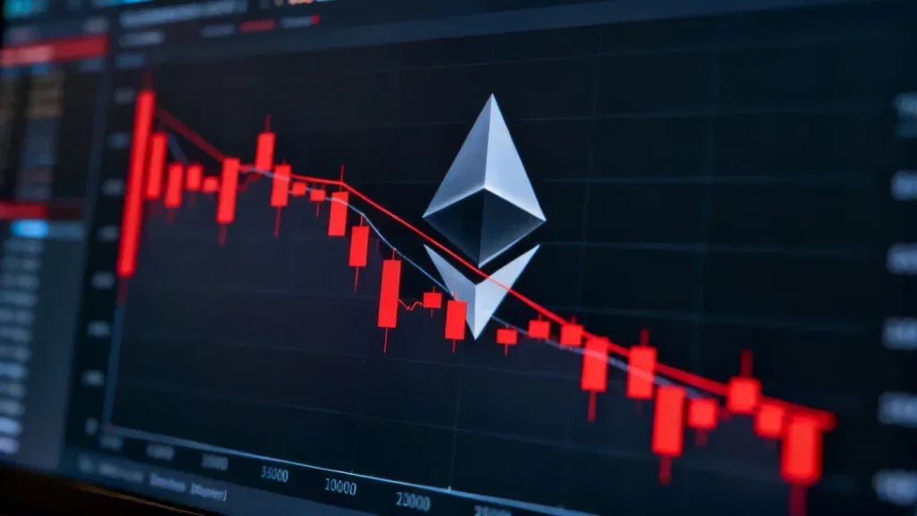 Ethereum: Drei rote Quartale in Folge Ethereum Aktie - Beitragsbild